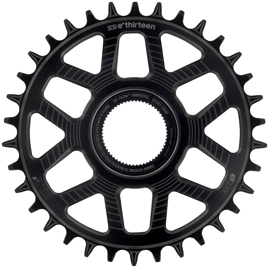 e*thirteen Helix Race e*spec  Chainring - Fazua Ride 60 Direct Mount 18mm Offset 32T 11/12 Speed BLK